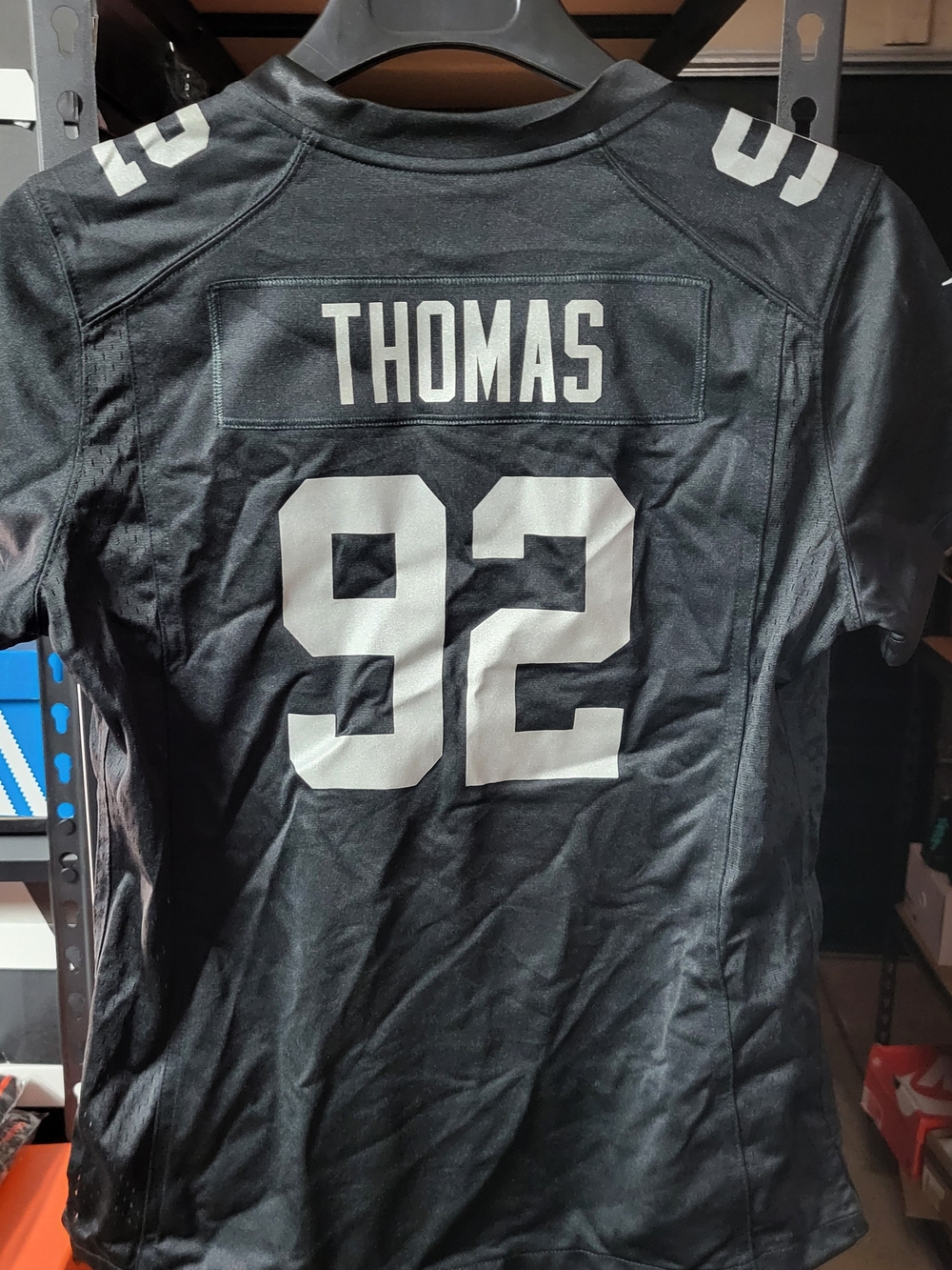 NFL On Field Las Vegas Raiders Solomon Thomas #92 Jersey Size Youth Medium